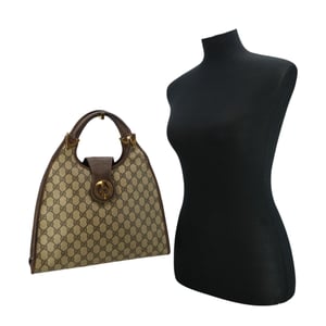 Gucci Vintage stoffen hobo's met voetband