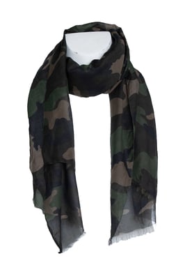 Valentino Garavani, camouflage bedrukte sjaal