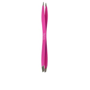 Duply Dubbelzijdige Fijne/Schuin Pincet #fuchsia 1 Stuk