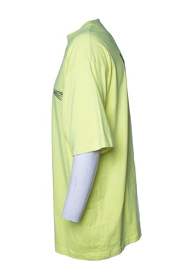 Balenciaga, gele t-shirt met logo
