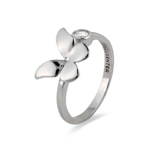 Luxenter 925 Sterling Zilver en Rhodium Plated Zirkonia Ring - Azayn