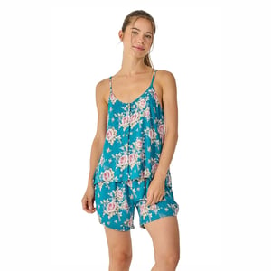 Dames Zomerse Korte Pyjama's met Dunne Bandjes JJB25