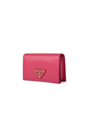 Prada Portemonnee Pioenroos