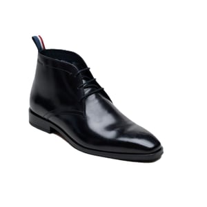 Ben Sherman London Brush Off Leren Heren Zwarte Boots