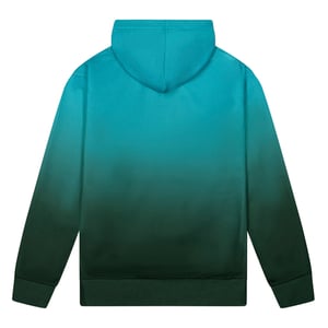 Teal Ombre Jongens Hoodie Zachte Casual Kinderen Sweatshirt Comfortabele Pasvorm