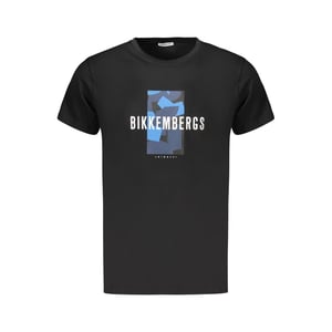 Bikkembergs Zwarte Katoenen Heren T-Shirt