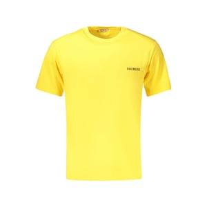 Bikkembergs Gele Katoenen Heren T-Shirt