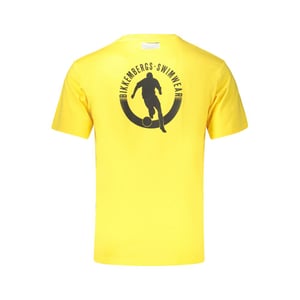 Bikkembergs Gele Katoenen Heren T-Shirt