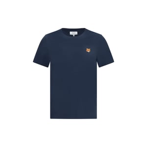 Maison Kitsuné Blauw Katoenen T-Shirt