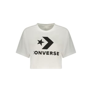Converse Witte Katoenen Dames T-Shirt