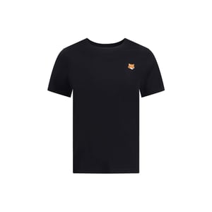 Maison Kitsuné Zwarte Katoenen T-shirt
