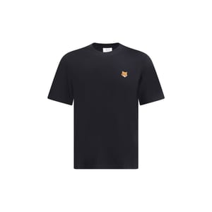 Maison Kitsuné Zwarte Katoenen T-shirt