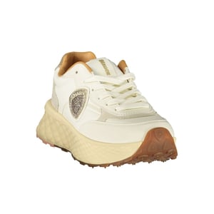 Blauer Beige Poliurethaan Dames Sneaker