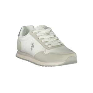 U.S. POLO ASSN. Witte Polyurethaan Dames Sneaker