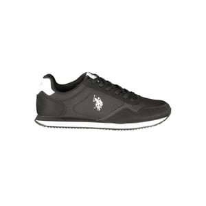 U.S. POLO ASSN. Zwarte Polyurethaan Sneakers voor Mannen