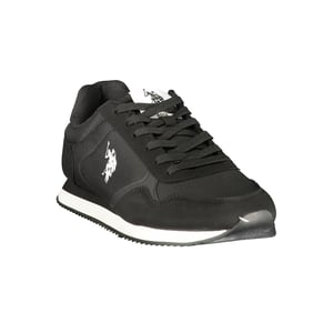 U.S. POLO ASSN. Zwarte Polyurethaan Sneakers voor Mannen