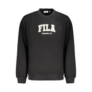 Fila Zwarte Katoenen Heren Sweatshirt