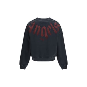Palm Angels Zwart Katoenen Sweatshirt