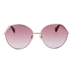 Max Mara Roségouden Metalen Zonnebril