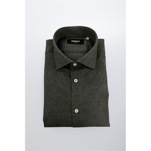 Baldinini Trend Grijze Katoenen Heren Shirt