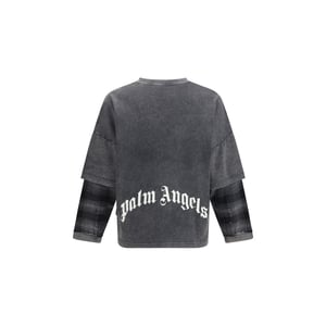 Palm Angels Zwarte Katoenen Overhemd