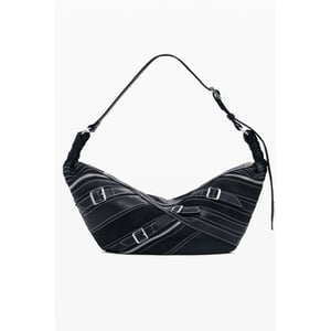 Desigual Nero Poliurethaan Dames Schoudertas
