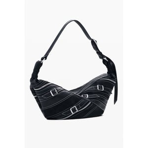Desigual Nero Poliurethaan Dames Schoudertas