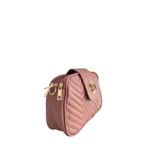 Baldinini Trend Roze PU Dames Schoudertas