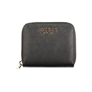 Guess Jeans Nero Poliuretano Dames Portemonnee