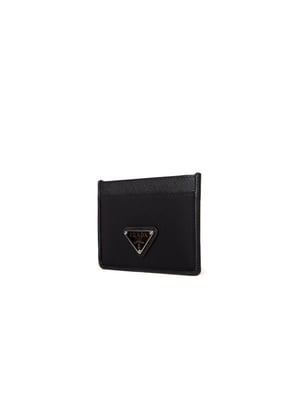 Prada Kaart Houder Zwart