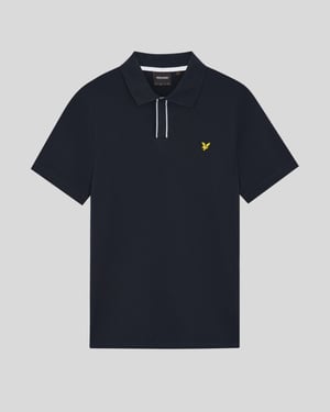 Poloshirt met geaccentueerde knoopsluiting