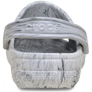 Crocs Classic Marbled Clog Thermoplastische Zwarte/witte Klompen