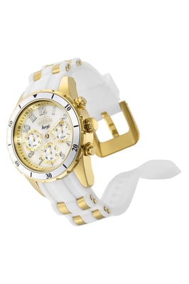 Invicta Angel 24901 Dameshorloge - Quartz Uurwerk - Roestvrij Staal met Witte Wijzerplaat - 40 mm