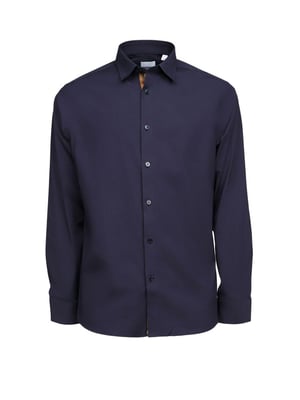 Burberry Hemden Navy Zwart