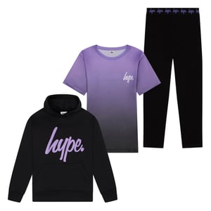Meisjes 3-delige set Incept hoodie, kortemouwen top & leggings