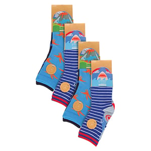 12-pack Kinderen Bamboe Noviteit Enkelkousen Leuk Patroon Everyday Kousen