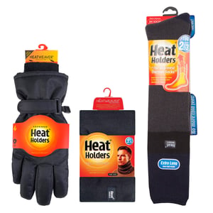Heren Ski Set Halswarmer Handschoenen & Thermo Ski Sokken Winterkleding