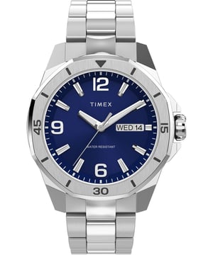 Timex Essex Heren Horloge Zilverkleurig TW2W79500