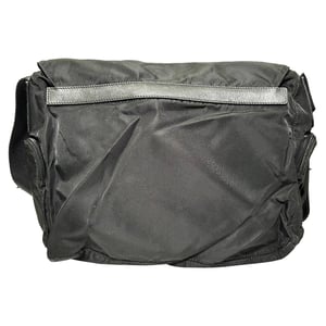 Prada Tessuto Schoudertas in Zwart Nylon
