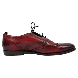 Burberry Veterschoenen van Bordeauxleer
