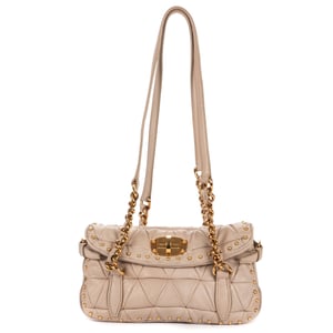 Turn Lock Studded Flap   schoudertas