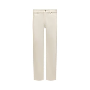 Jil Sander Witte Katoenen Jeans Denim