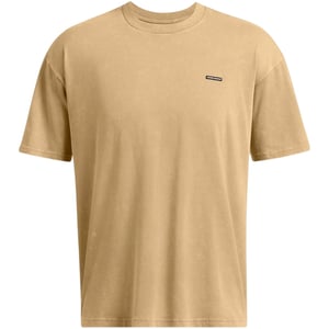 Under Armour Heren Gewassen Logo Oversized T-shirt (Bruin)