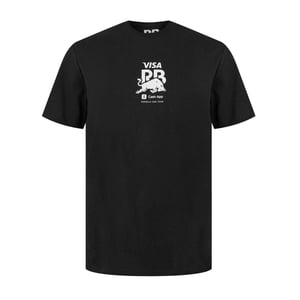 Hugo Heren-T-shirt met Red Bull-logo (Zwart)