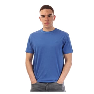 Gant Heren Faded Crew Neck T-shirt (Blauw)