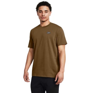 Under Armour Heren Patch Regular T-Shirt (Bruin)