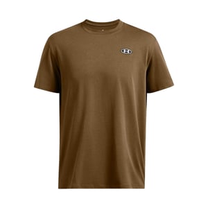 Under Armour Heren Patch Regular T-Shirt (Bruin)