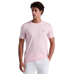 Original Penguin Heren Pete Geborduurd Logo T-Shirt (Roze)