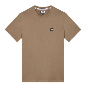 Weekend Offender Heren Strand Badge T-Shirt (Zand)