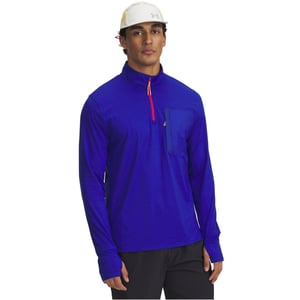 Under Armour Heren Launch Trail T-Shirt (Blauw)